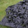KOOEIN Black Military Camouflage Net,Anti-uv Net with Grid,Outdoor Shade Netting,Waterproof Camouflage Net,Privacy Protection Net,Easy to Clean,3x6m/9.8x19.7ft view 4