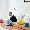 Sioloc Soft Knot Ball Pillows,Round Throw Pillow Cushion Home Decoration Plush Pillow,Throw Knotted Pillow Handmade Round Plush Pillow7.8inches,Navy view 3