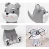 tooloflife Cartoon Glasses Holder Cute Dog Eyeglass Stands Resin Sunglasses Display Animal Shaped Gift for Home Office Desk Decor(Pugs) view 4