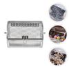 Cabilock Stainless Steel Rotating Grilling Cage for Nuts and Meat Easy to Use Clean Maintain Versatile Baking Tool for Air Fryers and Ovens Compact Design Grey view 2