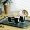 BTaT Double Wall Glass Coffee Mugs, 5 oz (150ml), Set of 4, Clear Latte Mugs view 4