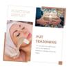 1 set Skin Lady Beauty Household Hair Women Mixing Silicone at Stirring Makeup Applicator Facial for Spoon Kits Spatula Wooden Tools Brush Home Homemade Kit Care Supplies Bowl view 3