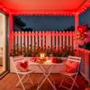 JMEXSUSS 600 LED Red Christmas Lights Outdoor, Red String Twinkle Fairy Lights Indoor Plug in, Valentines Day Lights Clear Wire for Tree Party Christmas Graduation Party Decorations view 2