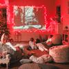 JMEXSUSS 600 LED Red Christmas Lights Outdoor, Red String Twinkle Fairy Lights Indoor Plug in, Valentines Day Lights Clear Wire for Tree Party Christmas Graduation Party Decorations view 3