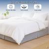 Cottington Lane Luxury Pleated Bedskirt Twin Size 21 Inch Drop Split Corners, Hotel Luxury 1800 Ultra-Soft Tailored Drop Box Pleated Styling Dust Ruffle, Classic & Clean Look, Silver Grey view 2