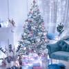 JMEXSUSS Christmas Lights, 8 Modes Waterproof Christmas Light Outdoor Plug in, Clear Wire String Lights Indoor Bedroom 500LED White 163ft view 3