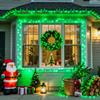 JMEXSUSS 500 LED Green Christmas Lights Indoor Outdoor, 8 Modes 163 FT Green String Lights Plug-in Clear Wire, Remote Control Christmas Tree Light for Xmas Tree Party Halloween view 2