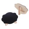 EXCEART Mini Wooden Chalkboard Set 10 Pieces Blackboard Message Boards for Home Kitchen Wedding Decor with Chalk Included view 1
