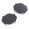 EXCEART Mini Wooden Chalkboard Set 10 Pieces Blackboard Message Boards for Home Kitchen Wedding Decor with Chalk Included view 3