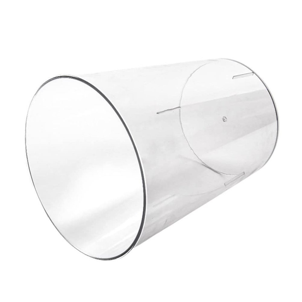 Cabilock Transparent Trash Can Clear Trash Containers Trash Bin Slim Bathroom Trash Can Outdoor Large Kitchen Wastebasket Garbage Can Garbage Container The Pet