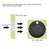 DUO ER 2pcs Plane Drawer Door Pull Black Flush Pull Ring Handle 40x10mm view 4