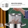 Hemoton 1set Frying Pot Deep Fryer for Gas Electric Stoves Portable Soup Pot Handle for Cooking Asparagus and Pasta view 3