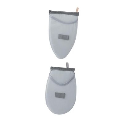 2Pcs Sponge Ironing Board mitt Clothes Steamers for Clothes Anti steam Glove Thick Ironing Full Size Board pad Cover Travel mini Cotton Plate