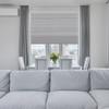 MOOD Blackout Cellular Shades | Luxury Meets Function | Cordless, Extra Large 1.5 Inch Cells, Insulation, Acoustic Comfort | Honeycomb Blinds for Windows | Dove Grey | 70" Width x 72" Height view 1