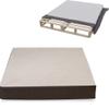 Spring Coil, 8-Inch Easy Wood Box Spring/Foundation with Simple Assembly, Twin XL, Gray view 3