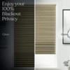 MOOD Blackout Cellular Shades | Luxury Meets Function | Cordless, Extra Large 1.5 Inch Cells, Insulation, Acoustic Comfort | Honeycomb Blinds for Windows | Amber | 72" Width x 72" Height view 3