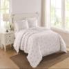 The Farmhouse by Rachel Ashwell Rosebury White and Pink Cotton 3-Piece Full/Queen Duvet Set, Floral, 100% Cotton, for Men and Women, Oeko-TEX Certified Confidence view 4