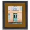 ArtToFrames 11x14 inch Black Stain on Solid Red Oak Picture Frame with 2 Inch Single Coronado Mat, SingleMat-0066-59504-YBLK-11x14-592 view 2