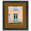 ArtToFrames 24x24 inch Black Stain on Solid Red Oak Picture Frame with 2 Inch Single Coronado Mat, SingleMat-0066-59504-YBLK-24x24-592 view 2