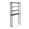 Fabsmurd Over The Toilet Bathroom Space Saving Toilet Rack,3-Tier Wooden Heavy Duty Corner Freestanding Bathroom Shelf Storage Organizer view 2