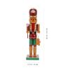 LUOZZY Christmas Nutcracker Decorations Wooden Gingerbread Man Craft Tabeltop Decor Christmas Party Supplies view 2