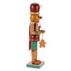 LUOZZY Christmas Nutcracker Decorations Wooden Gingerbread Man Craft Tabeltop Decor Christmas Party Supplies view 3