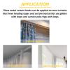 Jetec Drapery Hooks 3 Inch Metal Curtain Hooks Slip on Drapery Hook for Pleated Drapes Stainless Steel Pins and Hook for Window Door Curtain(Silver,15 Pieces) view 4
