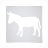 Donkey Reusable Mylar Stencil - Art Craft Supplies 4 Inch view 1