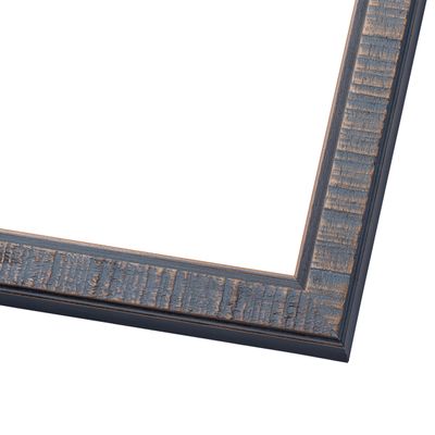 10x60 Frame Blue Kingsley Pewter Solid Wood Picture Frame Width 0.75 Inches |Interior Depth 0.5 Inches | Kingsley Pewter Frame with UV Acrylic, Foam Board Backing & Hanging Hardware