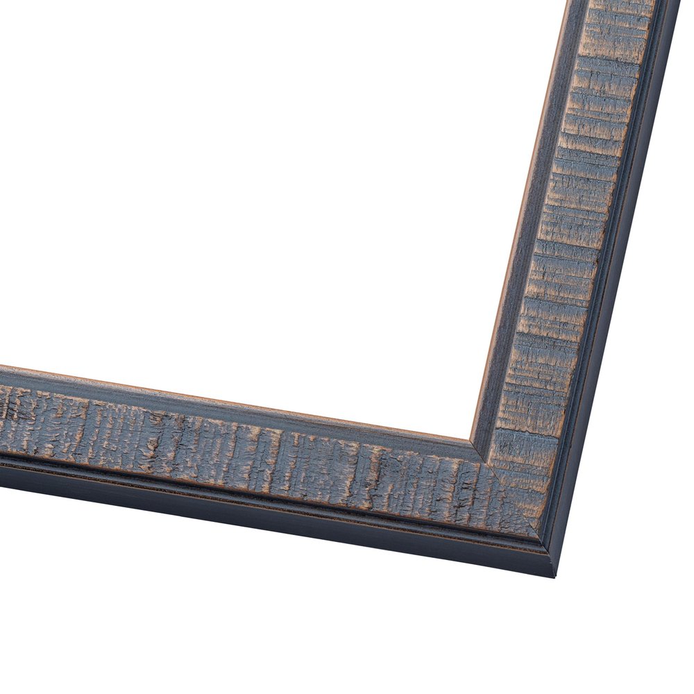 10x60 Frame Blue Kingsley Pewter Solid Wood Picture Frame Width 0.75 Inches |Interior Depth 0.5 Inches | Kingsley Pewter Frame with UV Acrylic, Foam Board Backing & Hanging Hardware