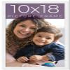 10x18 Frame White Real Wood Picture Frame Width 0.75 Inches | Interior Frame Depth 0.5 Inches | White Mid Century Photo Frame Complete with UV Acrylic, Foam Board Backing & Hanging Hardware view 1