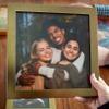 10x24 Frame Gold Bronze Solid Wood Picture Frame Width 0.75 Inches | Interior Frame Depth 0.5 Inches | Complete with UV Acrylic Plexiglass, Foam Board Backing & Hanging Hardware view 3