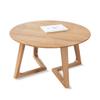 Side Table Coffee Side Table All Solid Wood Round Coffee Table Nordic Simple Modern High-end Oak End Tables Decoration Living Room Perfect Furniture view 1