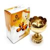SATVIK Brass Diya Set of 20 | Traditional Oil Lamp for Hindu Puja, Pooja Room, Mandir & Temple | Handmade Virgin Brass for Daily Prayer, Dia Vilakku, Spiritual Home Decor & Housewarming Gifts view 4