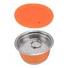 EVTSCAN Stainless Steel Reusable Refillable Coffee Capsule Cup Filter Set for Dolce Gusto Machine(Orange) view 4