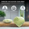 Crocon 50mm Serpentine Heart Stone Big Heart Shape Puff Stones Set 450+ Carats Pocket Crystal Healing Tumble Collection Palm Worry Stone Good Luck Charm Meditation Gift Craft Home Decor view 4
