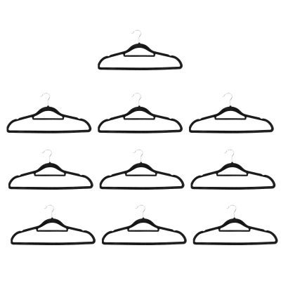 10pcs Clothes Rack Hangers Clothes Hanger Non-Slip
