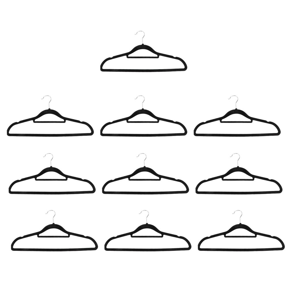 10pcs Clothes Rack Hangers Clothes Hanger Non-Slip