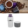 01 02 015 Portable Coffee Maker, Single Serve Machine, 360 Degree Side Leakage Prevention, Manual Drip for Travel Camping Office Home Use (Gray) view 3