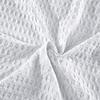 100% Cotton Waffle Weave Thermal Blanket 60x80 Inch Size, White Waffle Blanket-Lightweight Breathable Blanket for All Season,Perfect Blanket Layer for Couch Bed Sofa,Home Decoration view 4