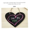 Heart Chalkboard Decorative Chalkboards Hanging Hanging Blackboard Sign Signs view 3
