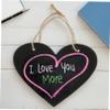 Heart Chalkboard Decorative Chalkboards Hanging Hanging Blackboard Sign Signs view 4