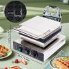 Commercial Belgian Waffle Maker - 16pcs Mini Round Waffle Maker, Nonstick Electric, 110V 1750W, Stainless Steel, Time & Temp Control view 4