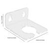 3.941.77in Wine Cup Holder,Wine Glass Rack with Suction Cups Transparent Acrylic Portable Beer Storage Holders for Shower Room Bathroom Bathtub Kitchen(Hole Diameter 4.8cm/1.89in) view 2
