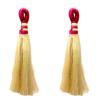 Kusha Darbha Grass Puja Broom | 2 Pcs | 7" | Handmade Natural Pooja Jhadu view 1