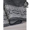 FH Home Flat Woven Outdoor Rug - Waterproof, Easy to Clean, Stain resistant - Premium Polypropylene Yarn - Bordered Moroccan - Porch, Deck, Balcony,Laundry Room - Accra - Charcoal - 2ft 7in x 4ft 11in view 4