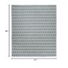 FH Home Flat Woven Outdoor Rug - Waterproof, Easy to Clean, Stain Resistant - Premium Polypropylene Yarn - Geometric - Patio, Deck, Porch, Balcony, Laundry Room - Giza - Aqua - 3ft 11in x 5ft 6in view 2