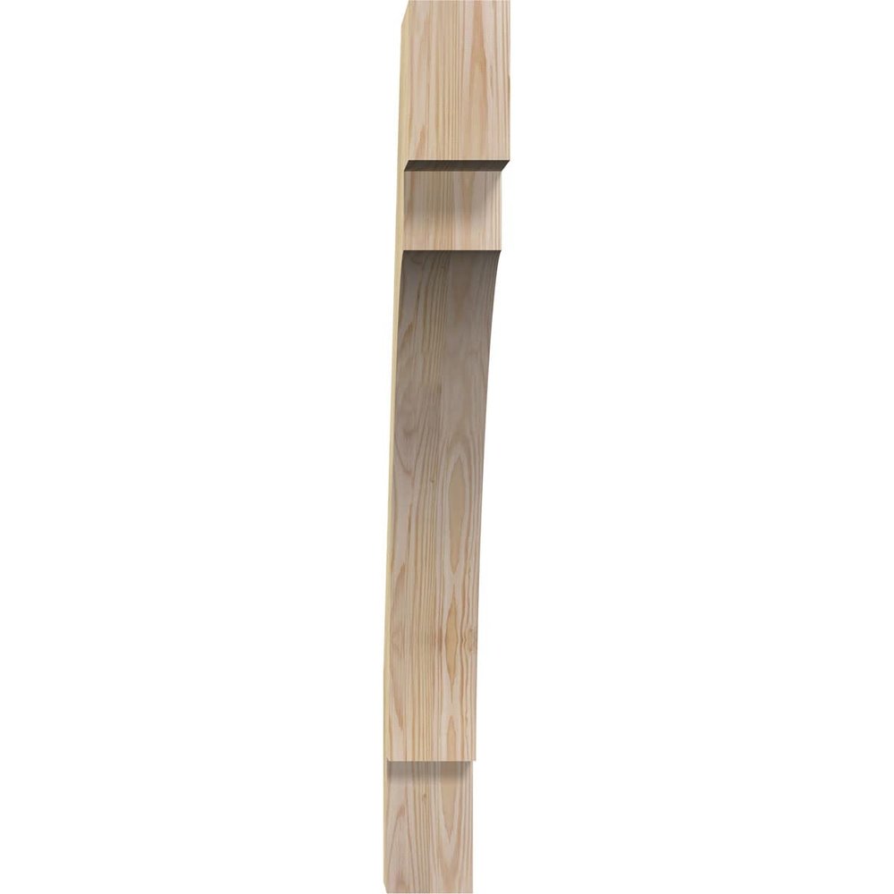 Ekena Millwork BRC04X38X38MRC00RDF 4"W x 38"D x 38"H Merced Rough Sawn Knee Brace, Douglas Fir