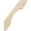 Ekena Millwork BRC04X18X24OLY00SDF 3 1/2"W x 18"D x 24"H Olympic Smooth Knee Brace, Douglas Fir view 3