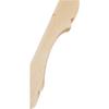 Ekena Millwork BRC04X10X22OLY00RDF 4"W x 10"D x 22"H Olympic Rough Sawn Knee Brace, Douglas Fir view 3